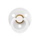 Соска пустушка BIBS Colour Latex Round (кругла) &ndash; White 0-6міс 496-1 фото 1