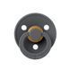 Соска пустушка BIBS Colour Latex Round (кругла) &ndash; Iron 0-6міс 496-2 фото 2