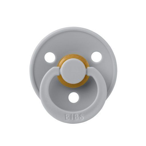 Соска пустушка BIBS Colour Latex Round (кругла) &ndash; Cloud 0-6міс 496-5 фото